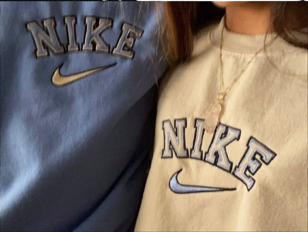Plain Embroidered Nike Hoodie