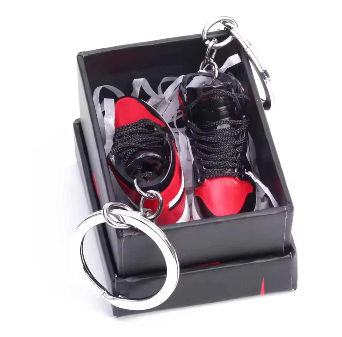 Mini sneaker keychains