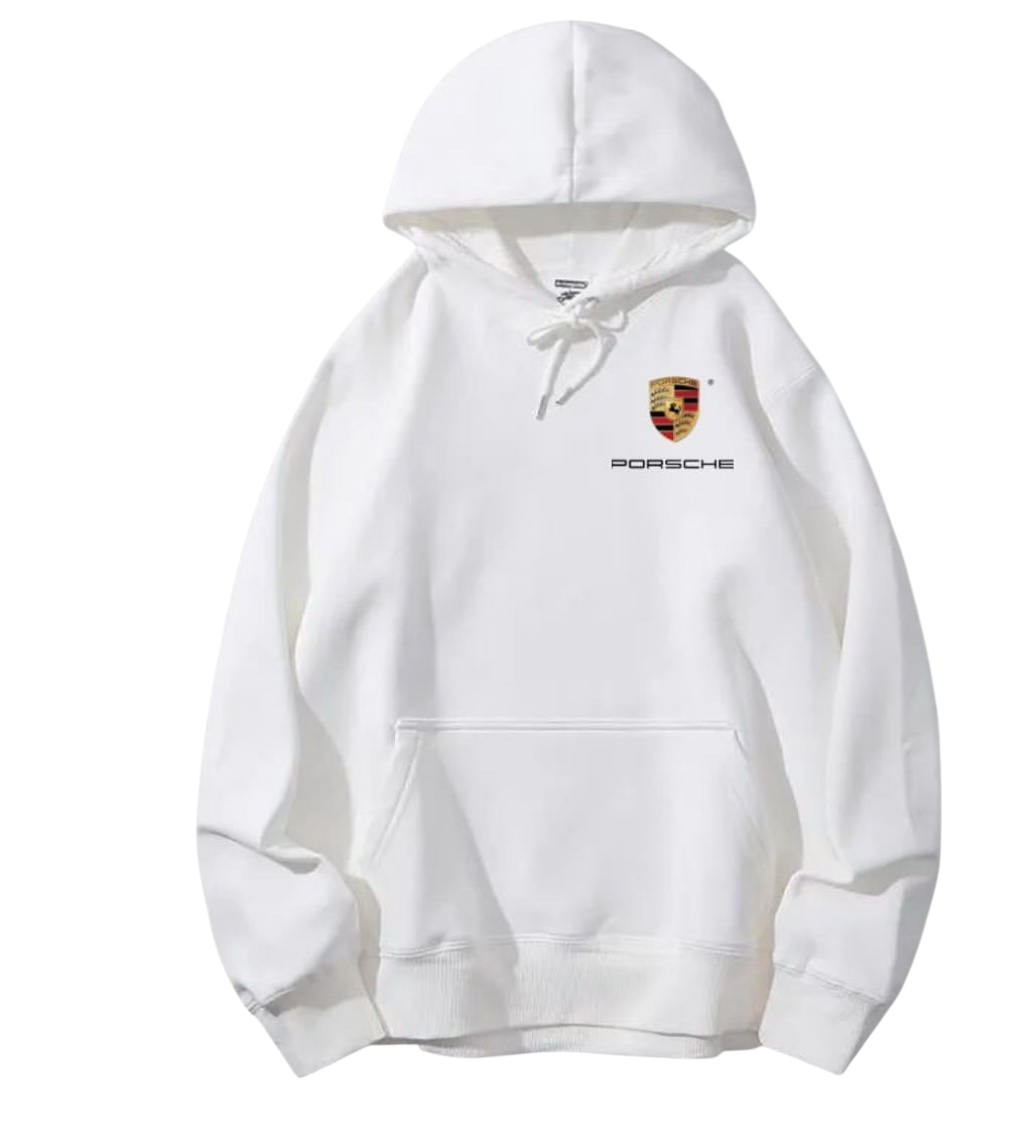 White Porsche 911 GT3 RS Hoodie