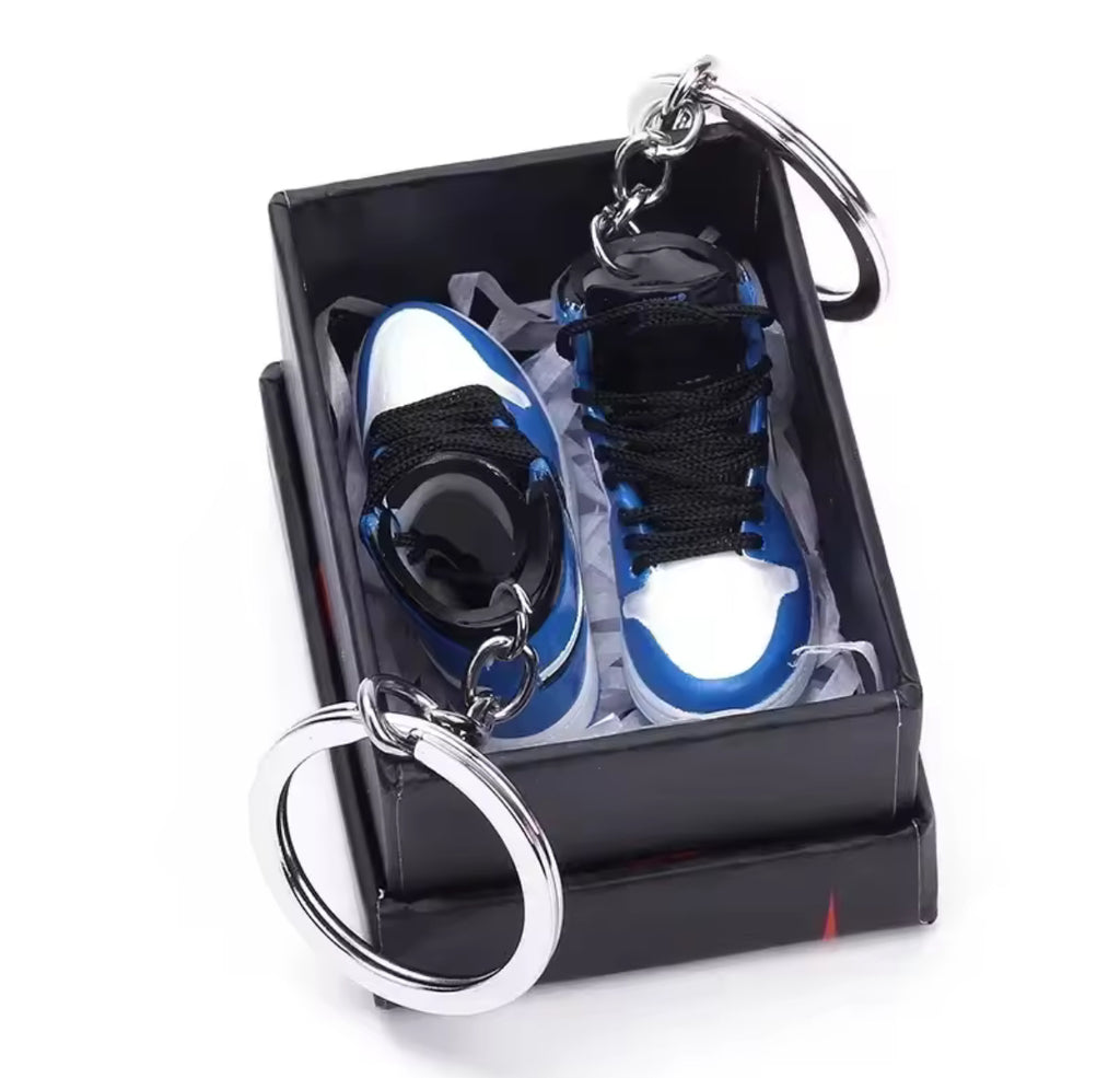 Mini sneaker keychains