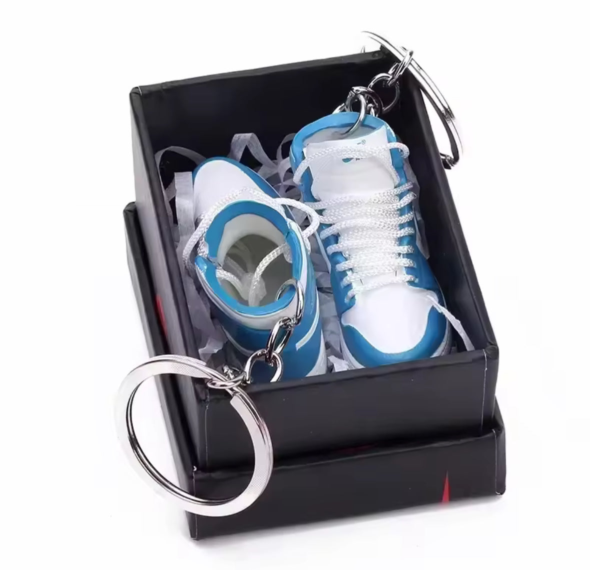Mini sneaker keychains