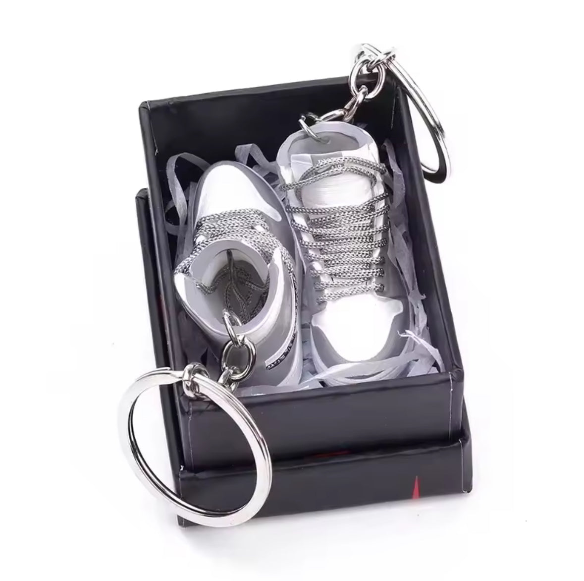 Mini sneaker keychains
